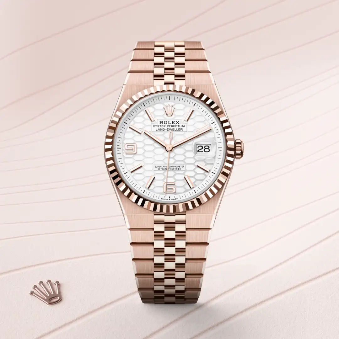 Rolex land-dweller in Oro Everose 18 ct, M127335-0001 Abate 1920