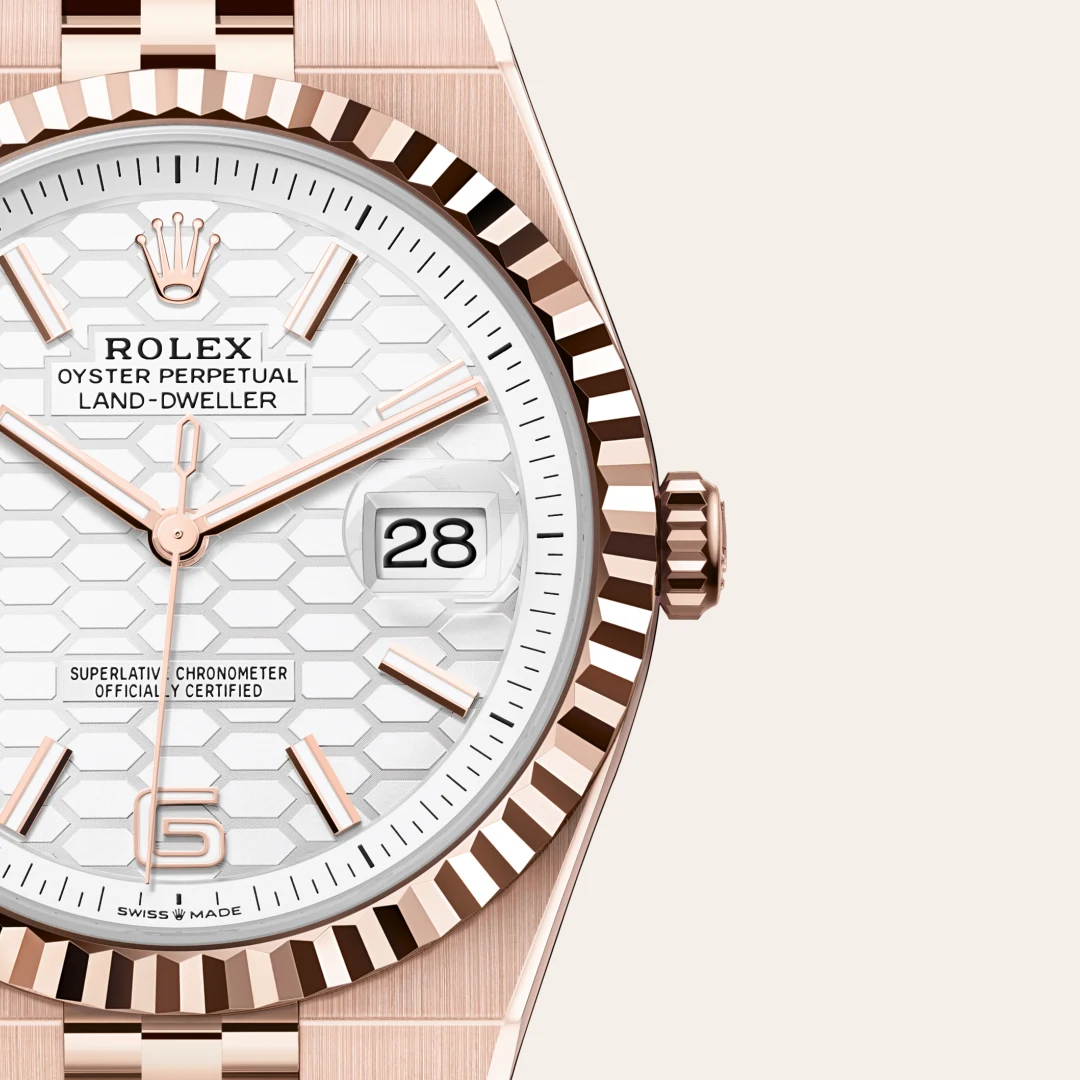 Rolex land-dweller in Oro Everose 18 ct, M127335-0001 Abate 1920